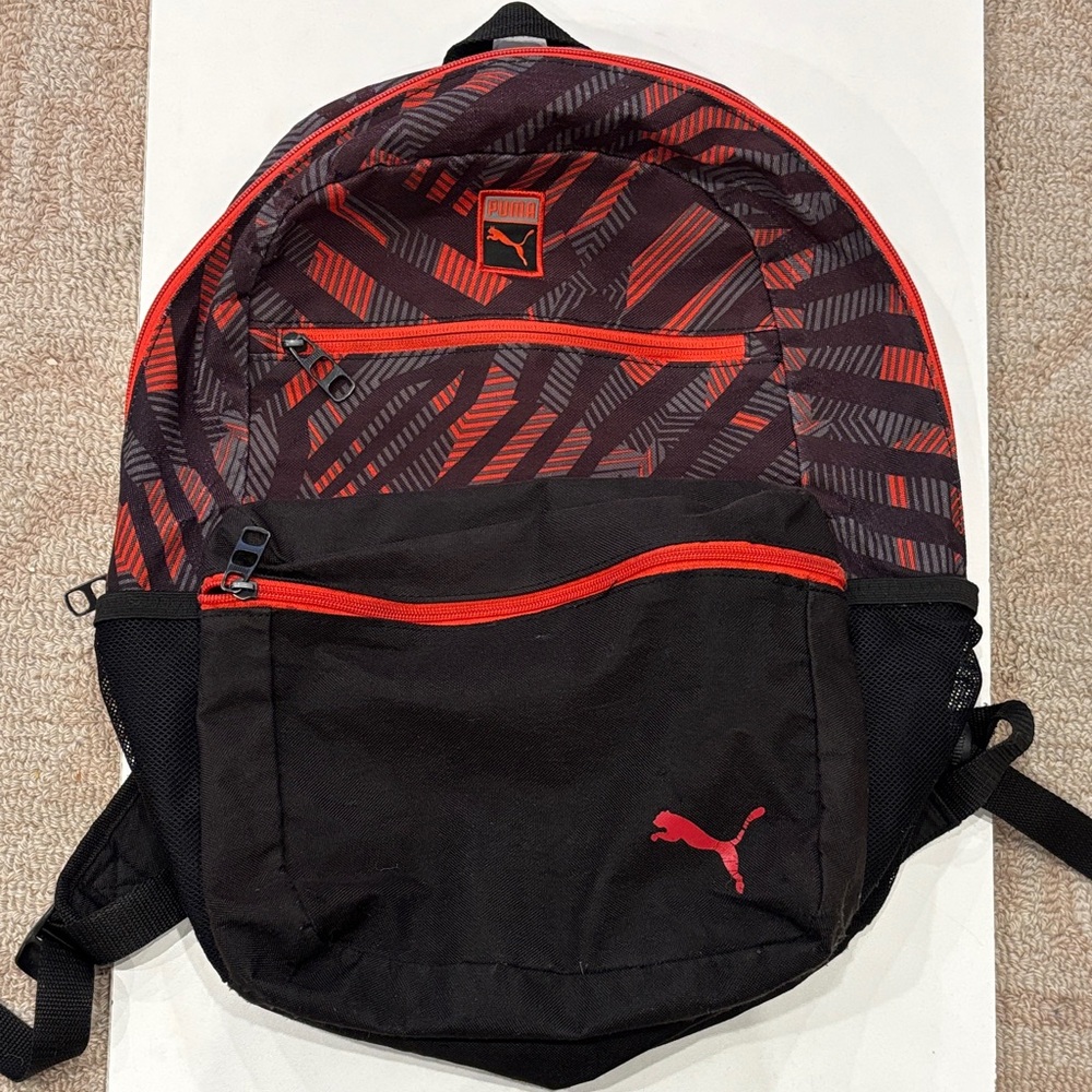 Puma Backpack in Red and Black